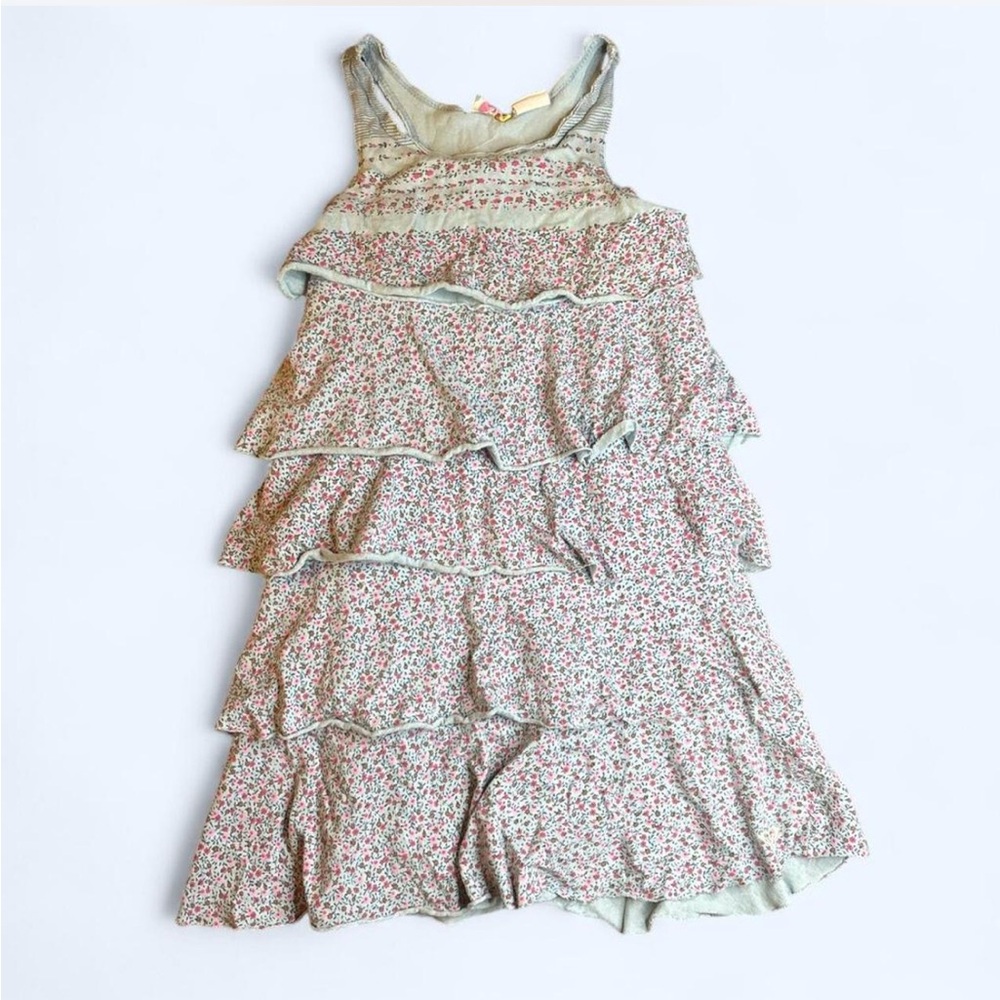 Roxy Teenie Wahine Floral Tiered Ruffle Dress